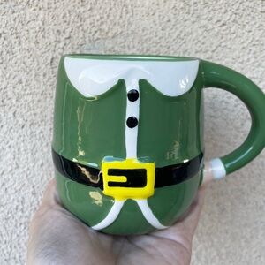 Buddy Elf Themed Coffee Mug Cup with Belt Design